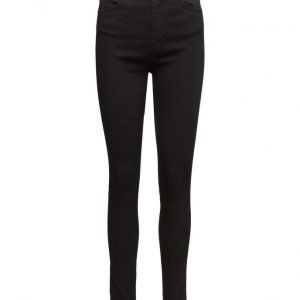 2nd One Amy 002 Satin Black Jeans skinny farkut