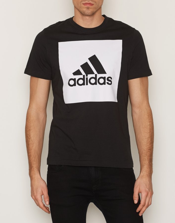 adidas big logo tee