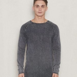 Adrian Hammond Buddy Knitted Sweater Dark Grey