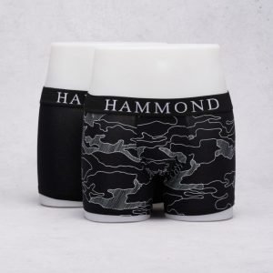 Adrian Hammond Clive 2-Pack Boxer Printed/Black