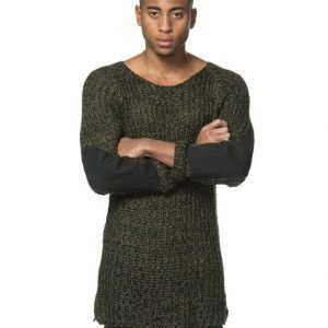 Adrian Hammond Marty Knitted Sweater Khaki Green