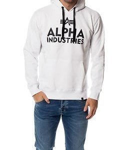 Alpha Industries Foam Print Hoody White