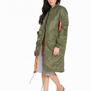 Alpha Industries Ma-1 Coat Wmn Bomber Takki Green