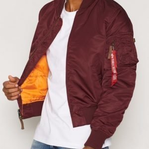 Alpha Industries Ma-1 VF59 Bomber-takki Burgundy