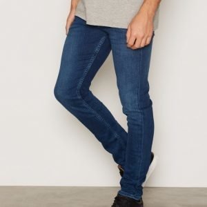 Calvin Klein Jeans Skinny Jeans Farkut Mid Blue