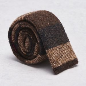 Castor Pollux Knitteus Tie Brown Knitted