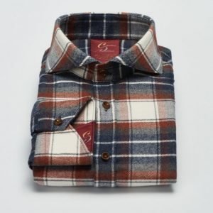 Castor Pollux Paros Shirt Multicolour Check Flannel