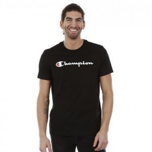 Champion Crewneck T-Shirt T-paita Musta