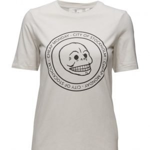 Cheap Monday Break Tee Cracked Skull