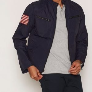 Denim & Supply Ralph Lauren Motorcycle Unlined Jacket Takki Navy