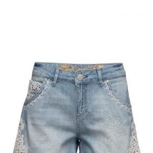 Desigual Denim Light Wash farkkushortsit