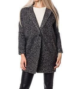 Desires Gea Coat Dark Grey Melange