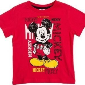 Disney Mickey Mouse Disney Mickie Mouse T-paita Red