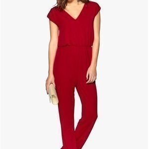 Dry Lake Odessa Jumpsuit Red