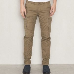 Dstrezzed Cargo Slim Chino Army Green