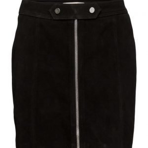 Esprit Casual Skirts Leather lyhyt hame