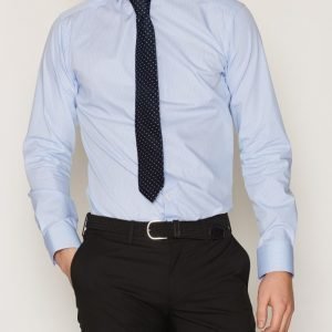 Eton Poplin Shirt Kauluspaita Sininen