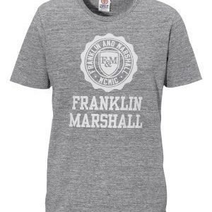 Franklin & Marshall Jersey T-Shirt 023 Black Melange