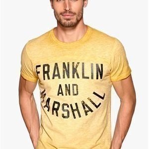 Franklin & Marshall T-Shirt Vintage Gold