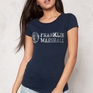 Franklin & Marshall Tshirt Jersey Round Navy