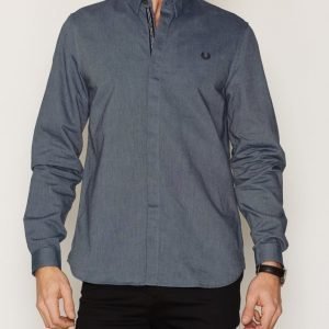 Fred Perry Placket Oxford Shirt Kauluspaita Carbon