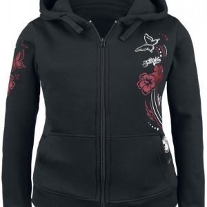 Full Volume By Emp Butterfly Hoodie Jacket Naisten Vetoketjuhuppari