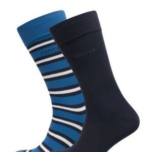 GANT Solid & Striped Socks Gift Box nilkkasukat
