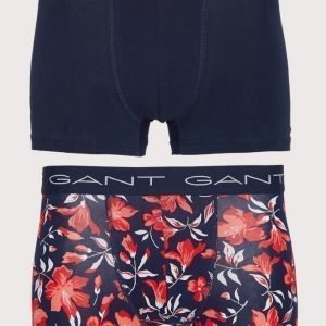 Gant 2-Pack Trunk Seashore Flowers CS Bokserit Navy