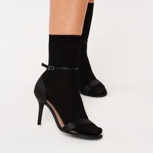 Gina Tricot Erin Rib Socks Sukat Black