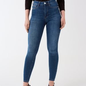 Gina Tricot Molly Petite Jeans Farkut Dk Blue F