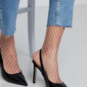 Gina Tricot Paula Fishnet Tights Sukkahousut Pale Mauve