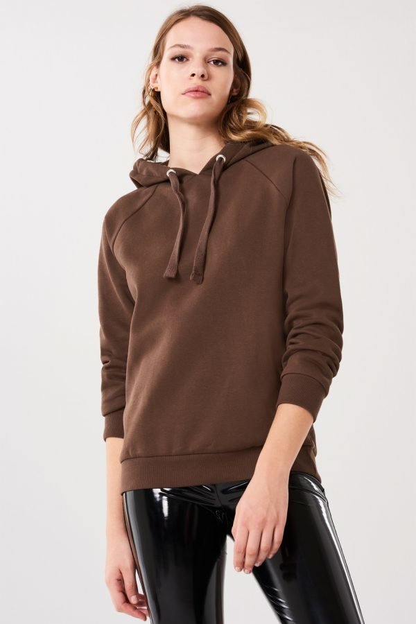 Gina Tricot Tracy Hood Huppari Shavedchocolate