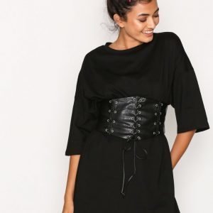 Glamorous Corset Detail Dress Loose Fit Mekko Black