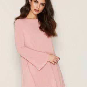 Glamorous L / S Skater Dress Loose Fit Mekko Dusty Pink