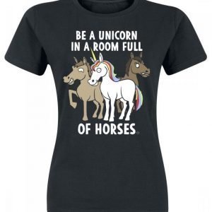 Goodie Two Sleeves Be A Unicorn Naisten T-paita