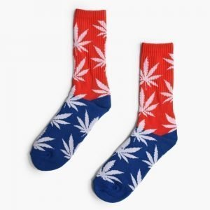 HUF Color Block Plantlife Crew Sock