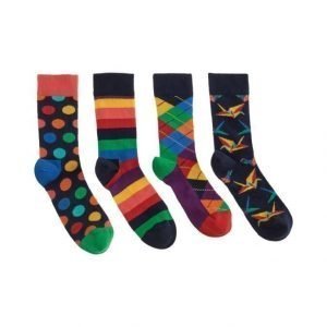 Happy Socks Origami Sukat 4-Pack