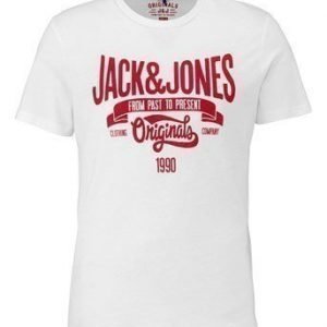 JACK&JONES T-paita Raffa Valkoinen