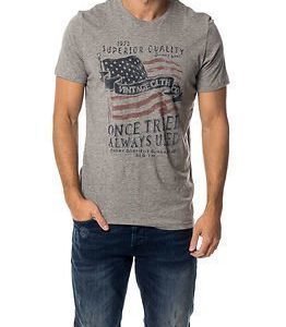 Jack & Jones Remy Tee Crew Neck Light Grey Melange