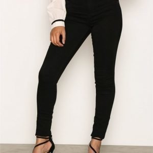 Jacqueline De Yong Jdyskinny Reg. Ulle Black Jeans Dnm Skinny Farkut Musta