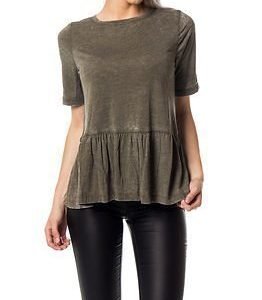 Jacqueline de Yong Burn Top Dark Olive