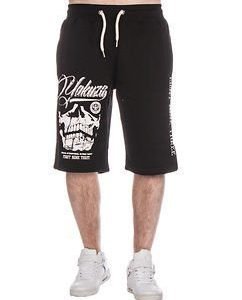 L.A Skull Sweat Shorts Black