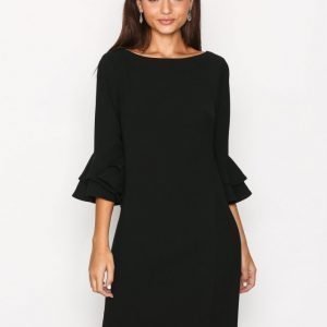 Lauren Ralph Lauren Valakis Elbow Sleeve Casual Dress Loose Fit Mekko Black