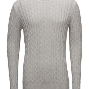 Les Deux Cashmere Cable Knit Adelgade pyöreäaukkoinen neule