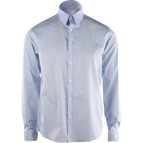 Lindbergh Men's Stretch Shirt L/S Light Blue