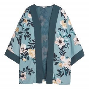 Lindex Kukallinen Kimono Sininen