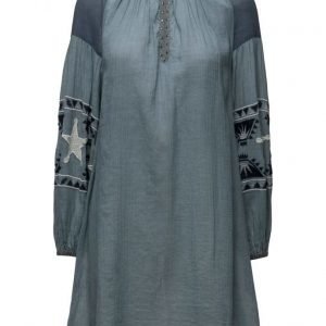 Maison Scotch Sheer Cotton Tunic Dress With Special Embroideries lyhyt mekko