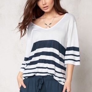 Make Way Iris Sweater White / Blue / Striped