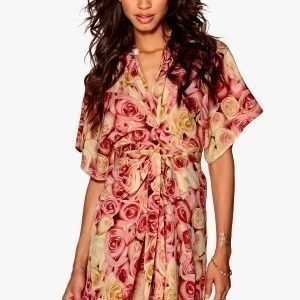 Make Way Karmen Kimono Dress Pink / Yellow / Floral