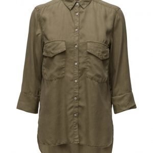 Mango Chest-Pocket Soft Shirt pitkähihainen pusero